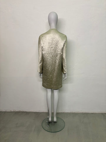 Fall Winter 1998 textured silk coat