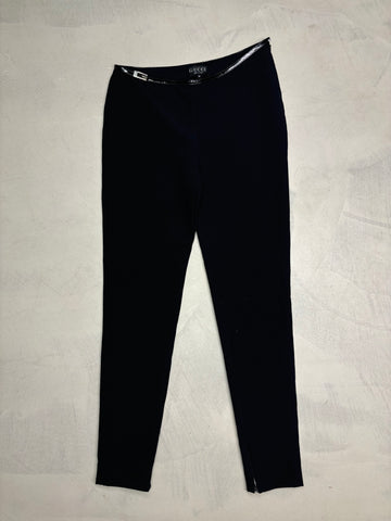 F/W 1997 asymmetrical waist G buckle skinny pants