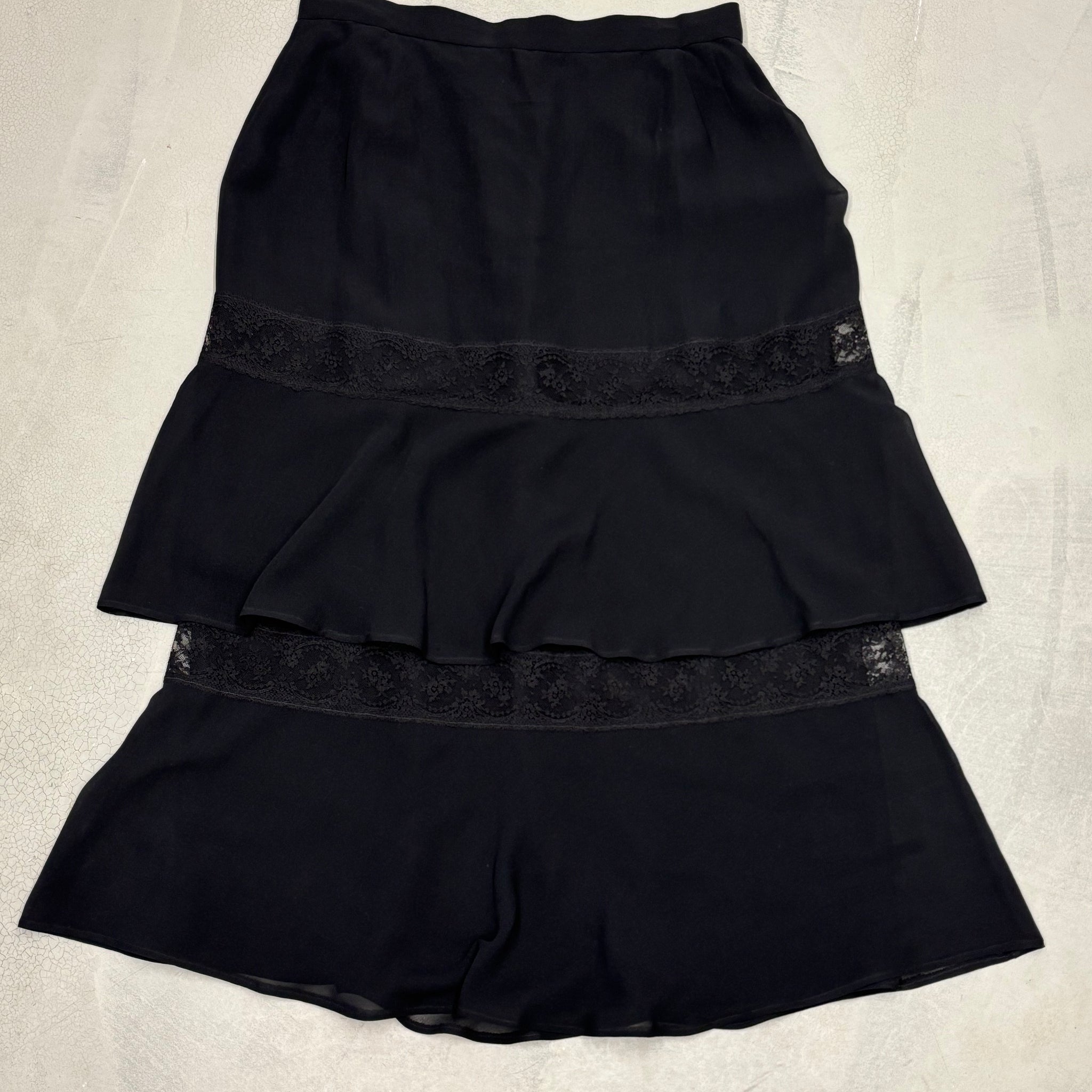 Vintage 1970's silk skirt