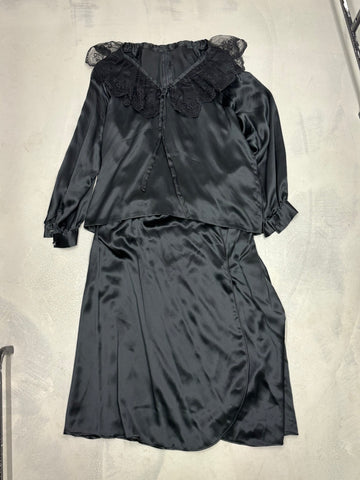 Vintage 1970's Blouse and skirt set