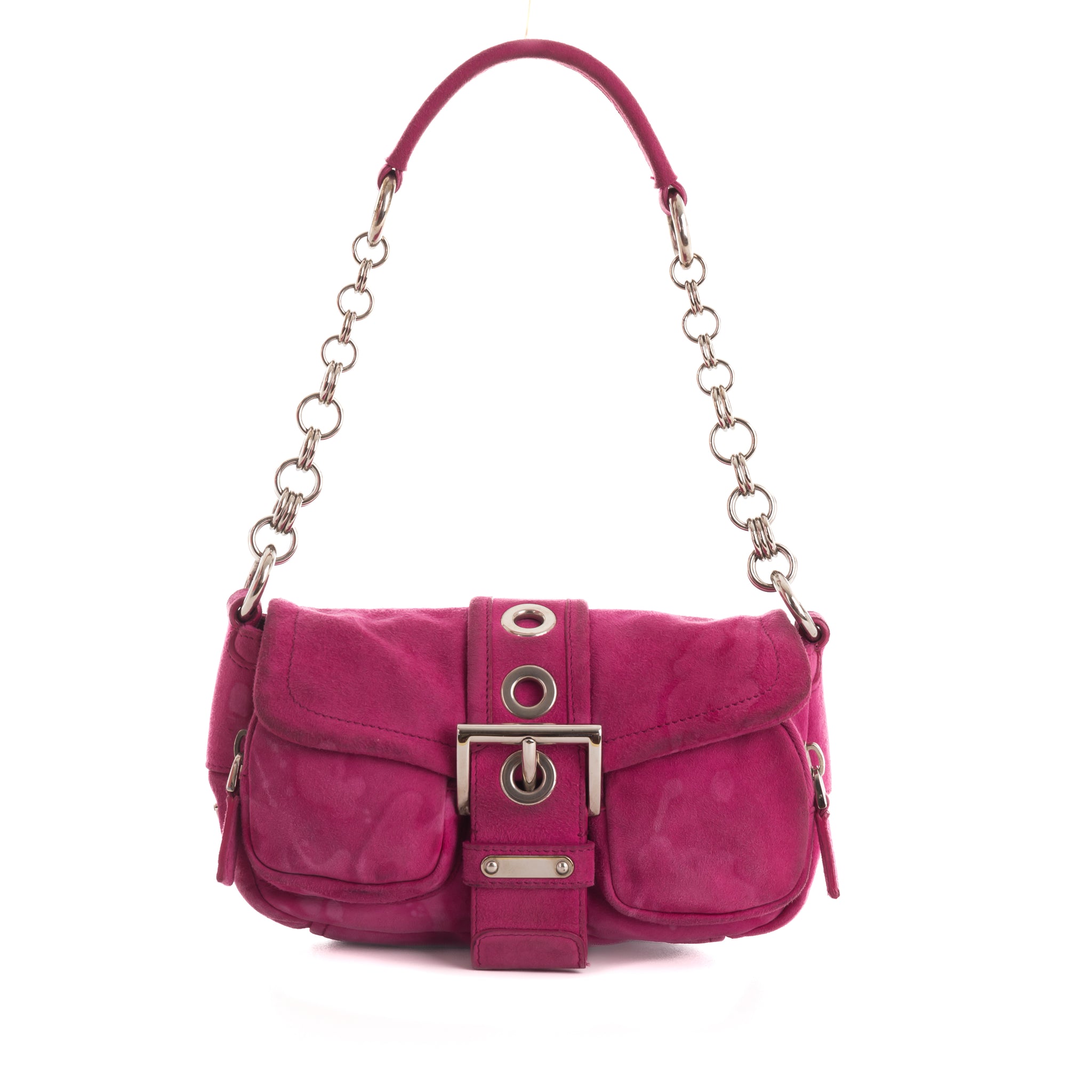 S/S 2004 fuchsia belted mini bag