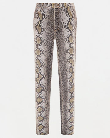 F/W 1998 python print jeans