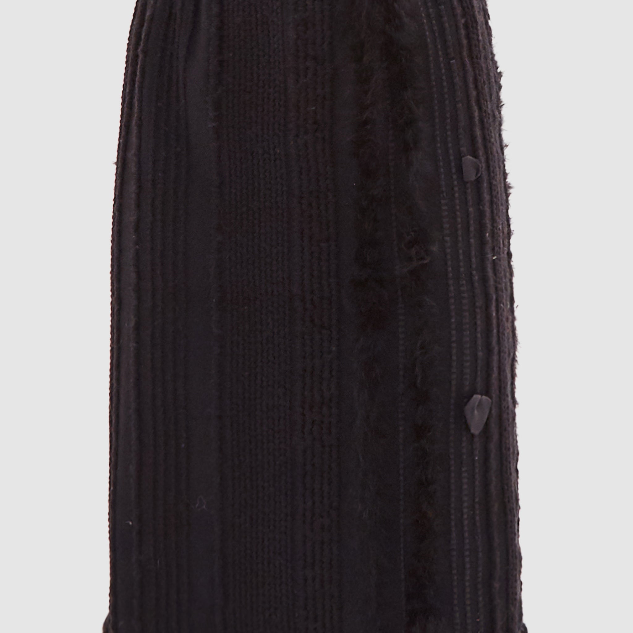 F/W 2002 knit fur midi skirt