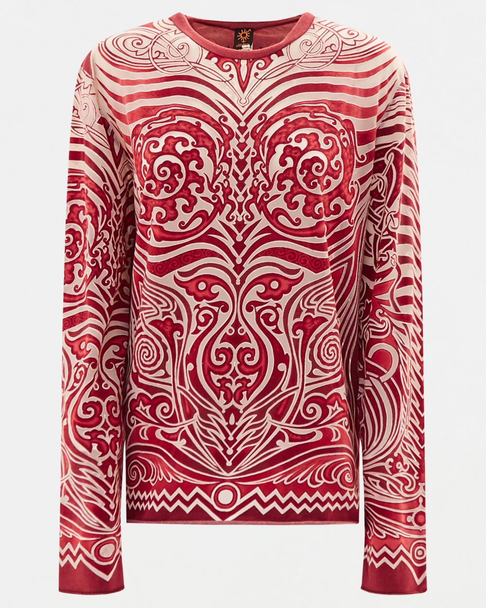 S/S 1996 "Cyberbaba" mesh tribal top