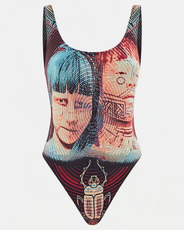 F/W 1996 brazilian currency bodysuit