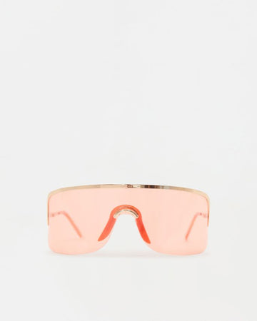 S/S 2001 pink shield sunglasses