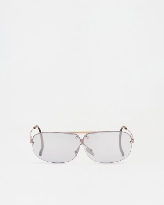 S/S 1999 silver aviator mirror sunglasses