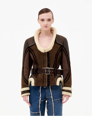 F/W 2004 aviator shearling jacket