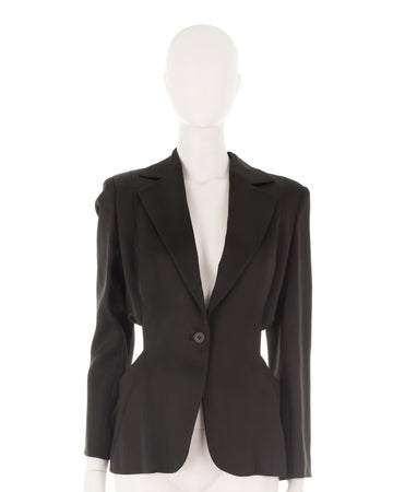 F/W 2003 black cut-out blazer