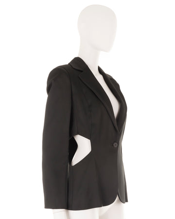 F/W 2003 black cut-out blazer