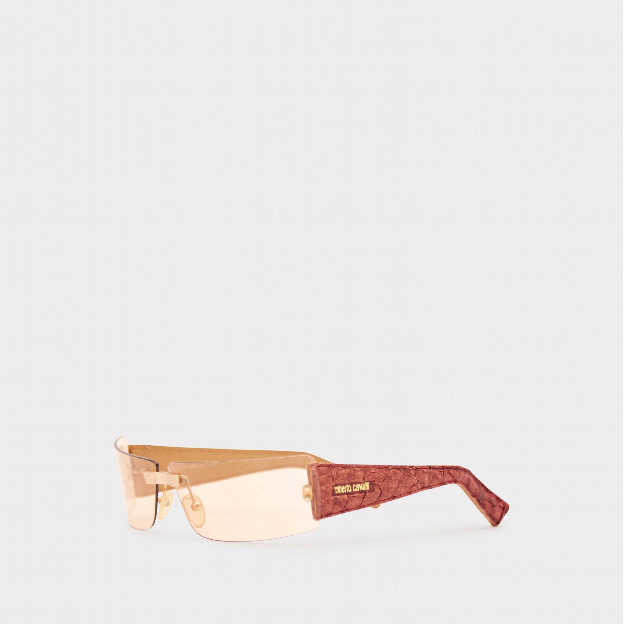 S/S 2001 rimless leather sunglasses